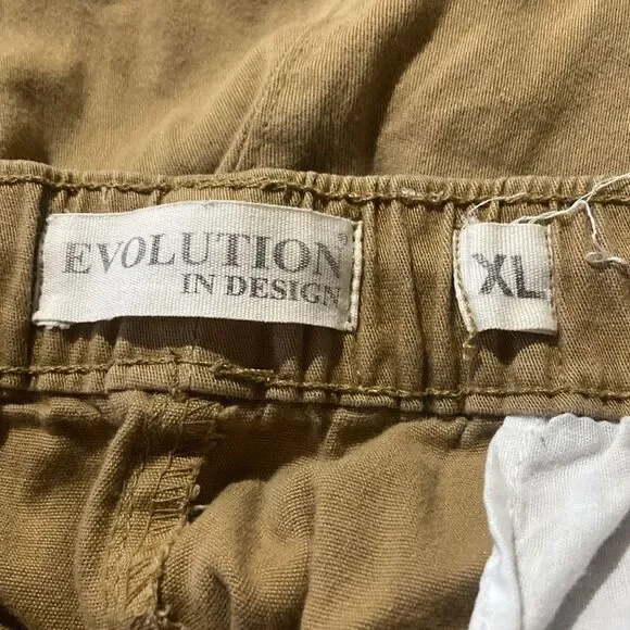 EVOLUTION IN DESIGN Men's Tan Cargo Pants Size XL - Picture 8 of 14
